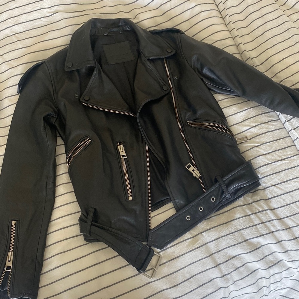 All saints biker jacket
